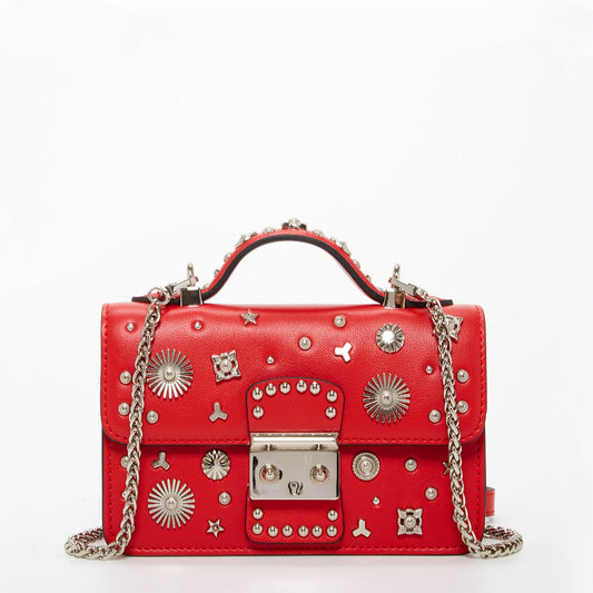 SUSU Hollywood – Sac bandoulière en Cuir Rouge
