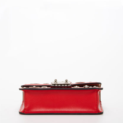 SUSU Hollywood – Sac bandoulière en Cuir Rouge