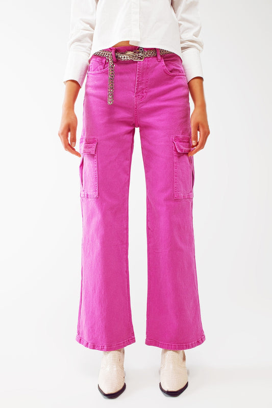 Jean Cargo Fuchsia