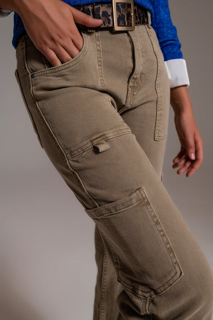 Pantalon Cargo Droit