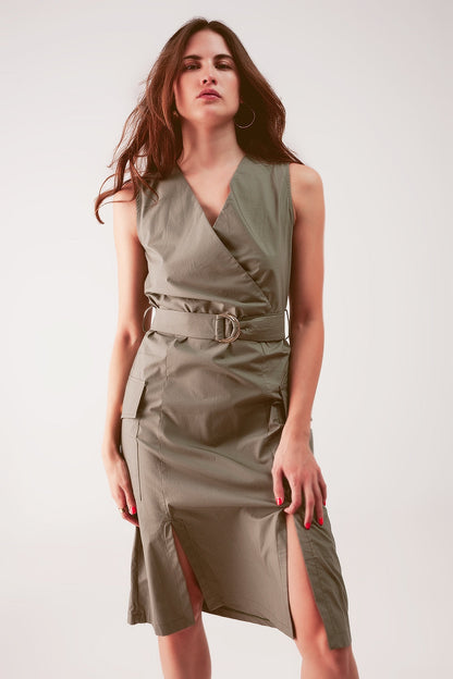 Midi Wrap Dress