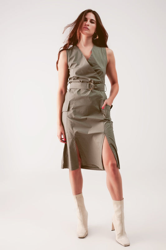 Robe Midi Portefeuille